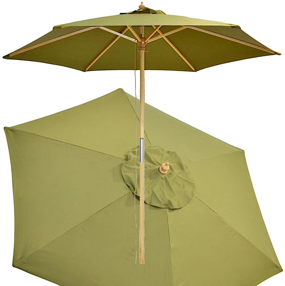ProGarden Medinis sodo skėtis 250 cm, žalias