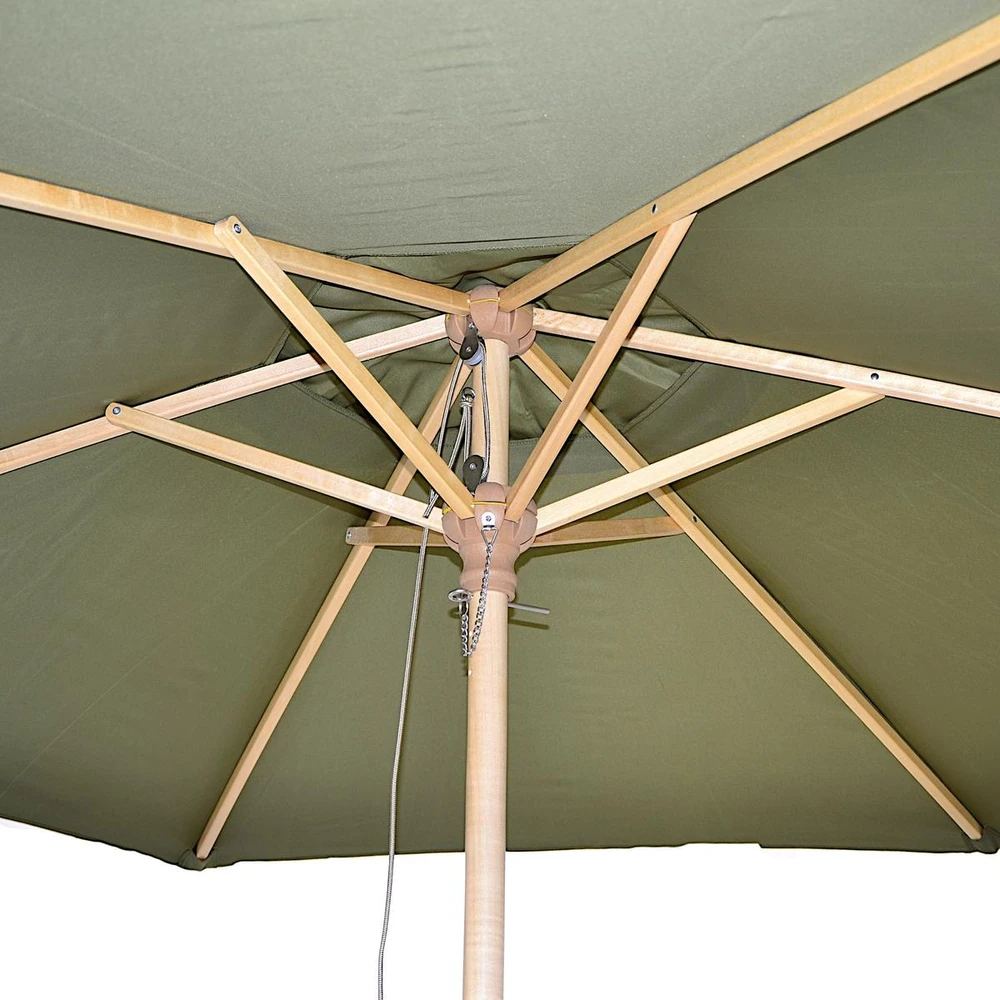 ProGarden Medinis sodo skėtis 250 cm, žalias