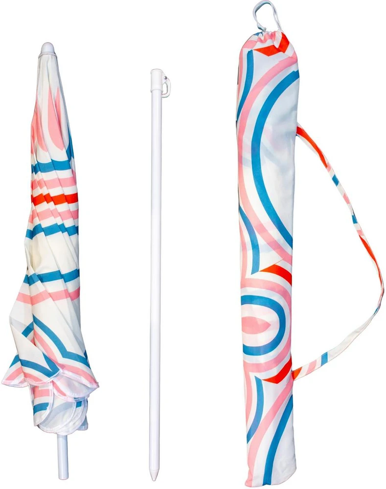 ProGarden Paplūdimio skėtis 160 cm mėlyna-raška