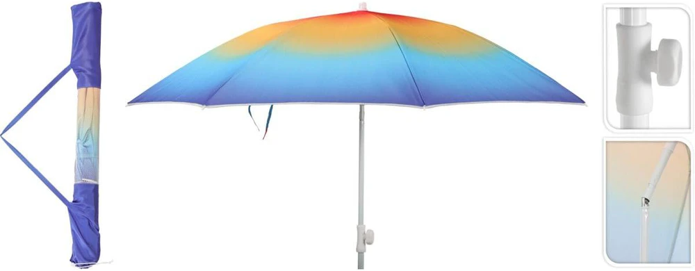 ProGarden Paplūdimio skėtis 180 cm spalvotas