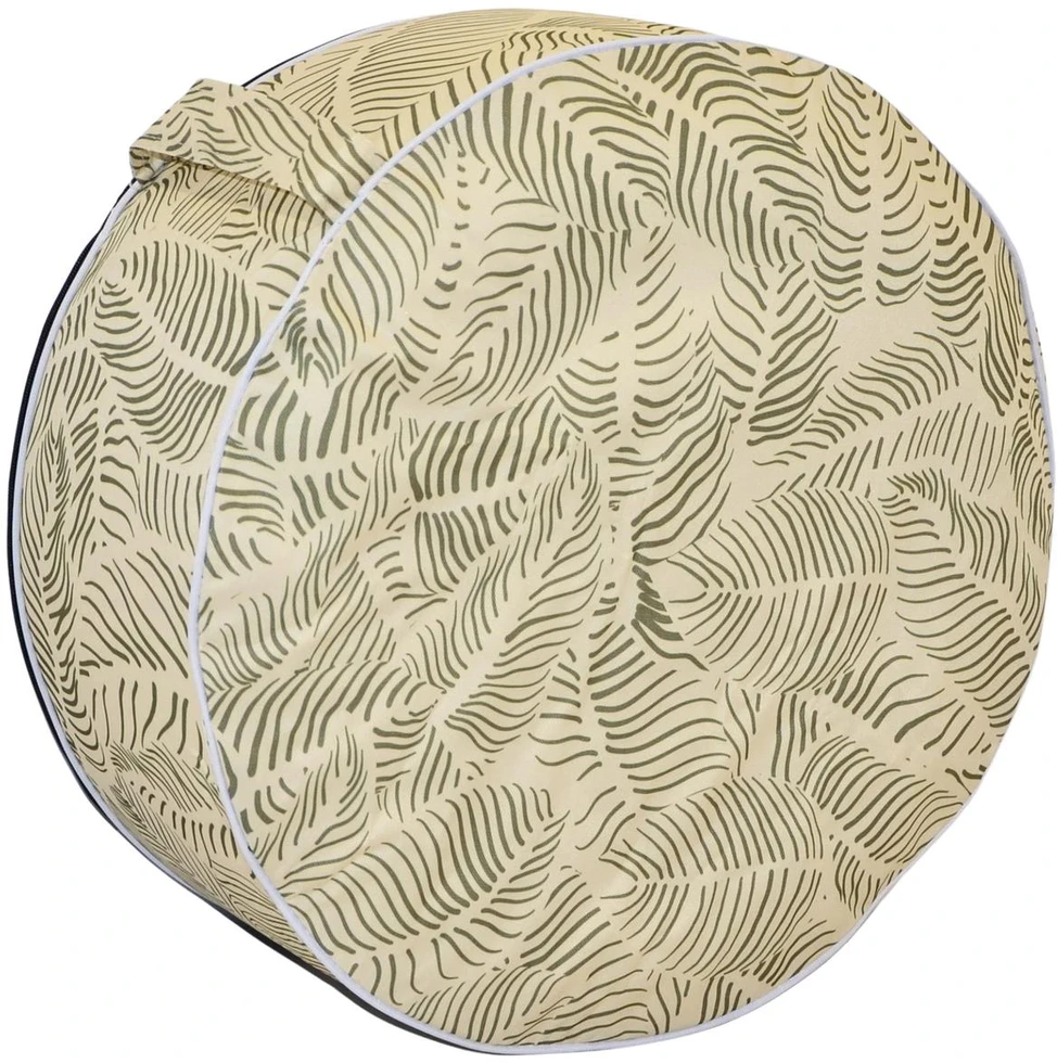 ProGarden Pripučiamas sėdmaišis 55x25 cm su lapų dizainu