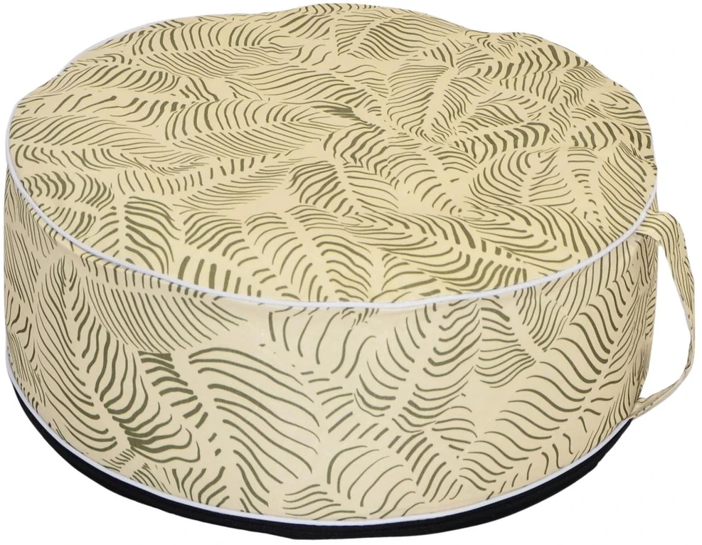 ProGarden Pripučiamas sėdmaišis 55x25 cm su lapų dizainu