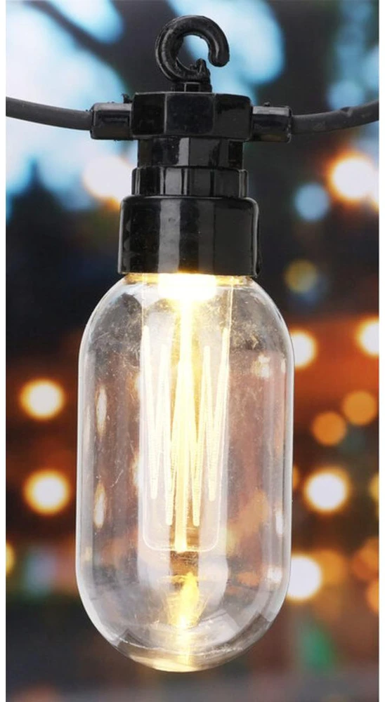 ProGarden Lauko lempučių girlianda LED 9,5 m 10 vnt.