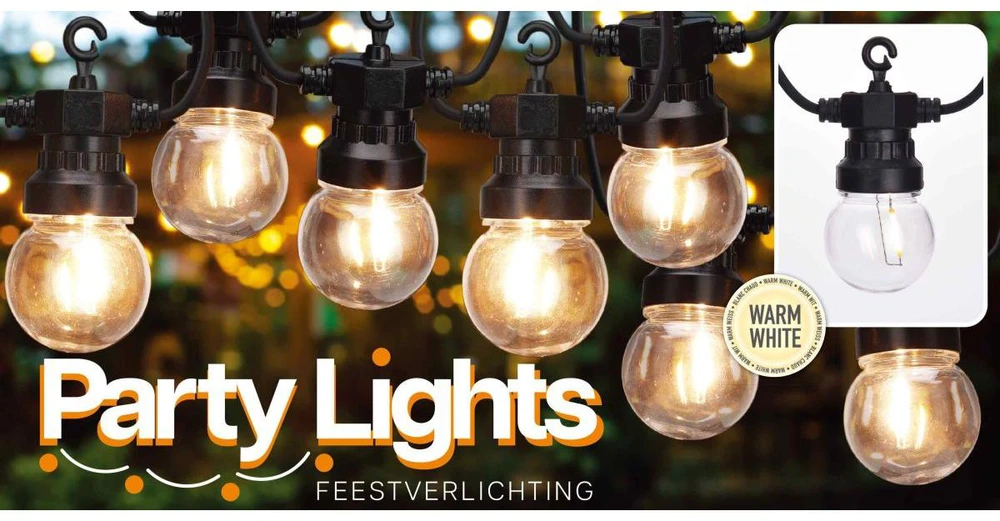ProGarden Sodo girlianda su 10 LED lempučių