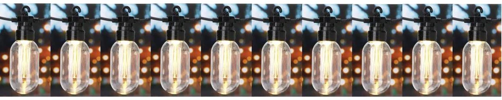 ProGarden Lauko lempučių girlianda LED 9,5 m 10 vnt.