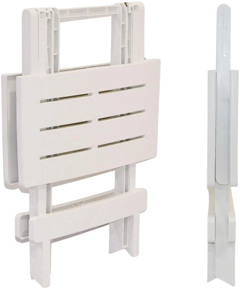 Sudedamas stalas Adige Progarden 44x44x50cm plastikas/baltas