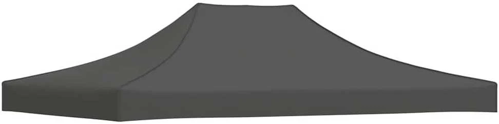 Proginės palapinės stogas, antracito spalvos, 4x3m, 270 g/m²