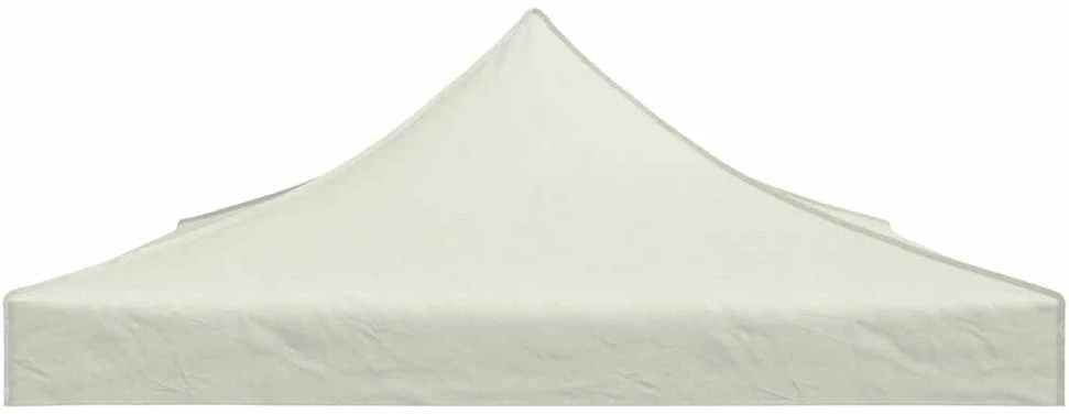 Proginės palapinės stogas, kreminės spalvos, 4x3m, 270 g/m²