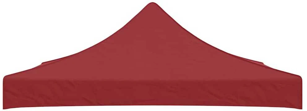 Proginės palapinės stogas, tamsiai raudonas, 3x3m, 270 g/m²