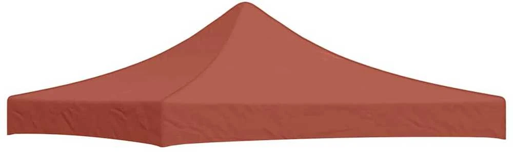 Proginės palapinės stogas, terakota spalvos, 3x3m, 270 g/m²