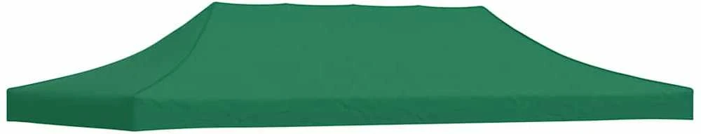 Proginės palapinės stogas, žalios spalvos, 6x3m, 270 g/m²