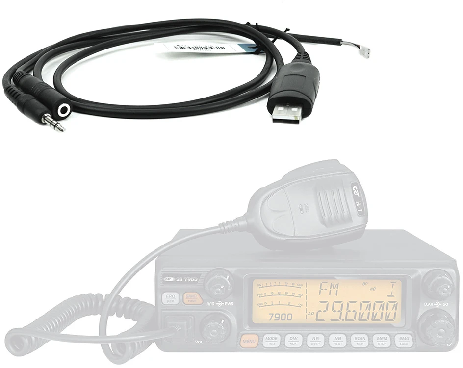 Programavimo kabelis CRT 6900 ir CRT 7900 stotims, 100cm ilgio