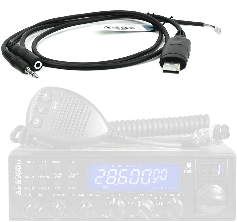 Programavimo kabelis CRT 6900 ir CRT 7900 stotims, 100cm ilgio