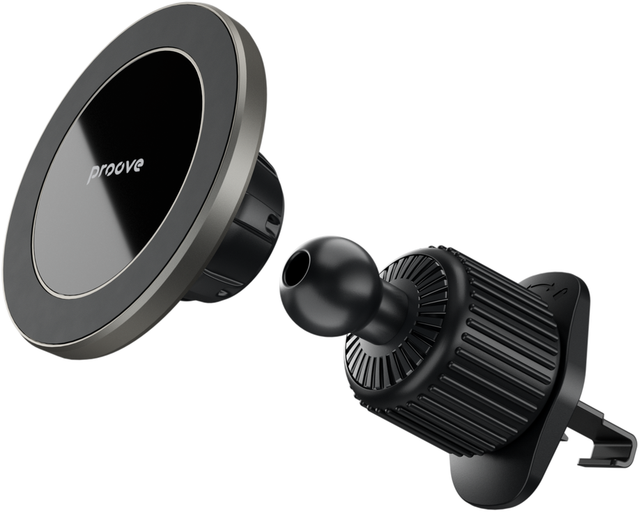 Proove Car Holder IronSide Air Outlet Car Mount juodos spalvos