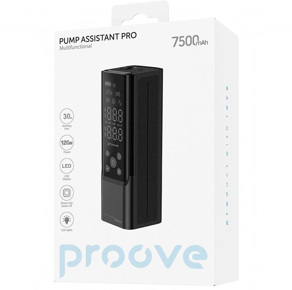 Proove portable pump Pump Assistant Pro juodos spalvos