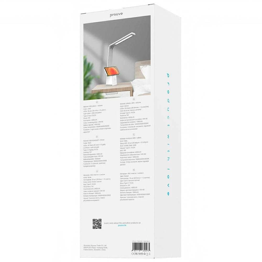 Proove stalo lempa Light Tower LED 1200mAh 5W baltos spalvos