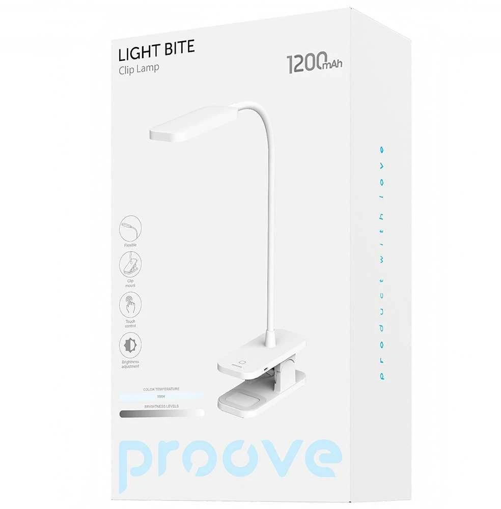 Proove stalo lempa Light Bite LED 1200mAh 5W baltos spalvos