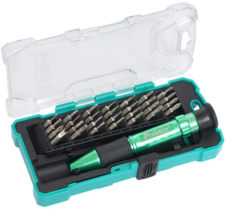 Oem Atsuktuvas su keičiamais antgaliais (30vnt.) SD-9608 Pro'sKit
