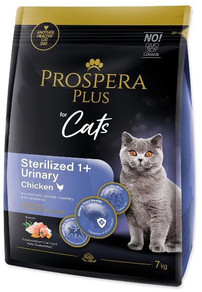 Prospera Plus Sterilized vištiena Urinary 7kg (šlapimo sistemos ligų profilaktikai)