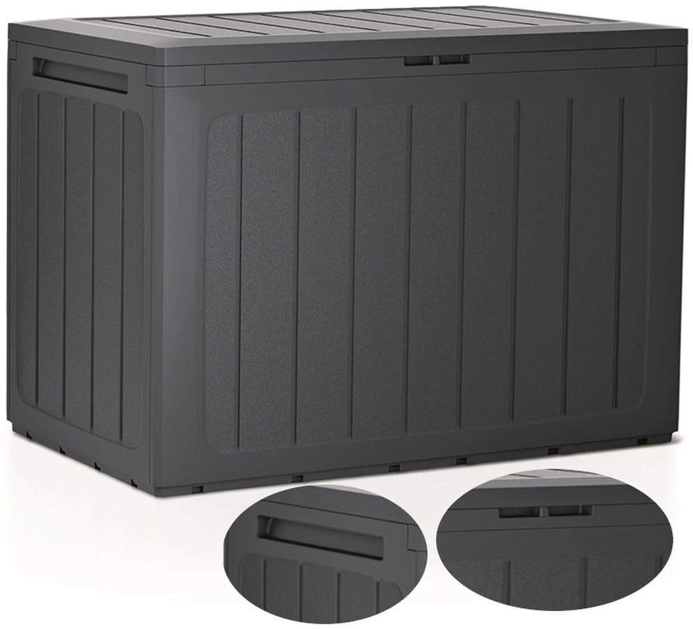 Prosperplast sodo dėžė 190 l antracitas boardebox
