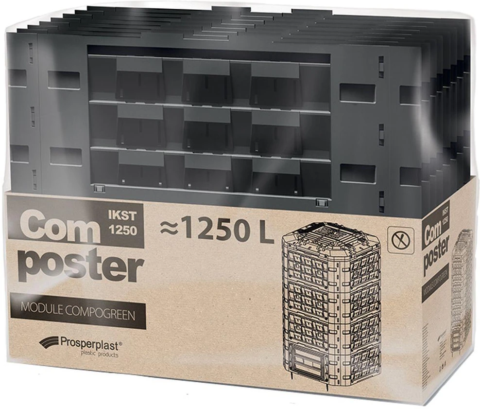 Prosperplast Modulinis sodo kompostavimo dėžė 1250L