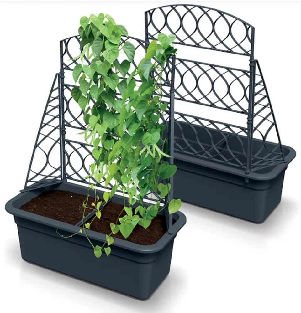 Prosperplast dėžutė su pergola Bloma pilka