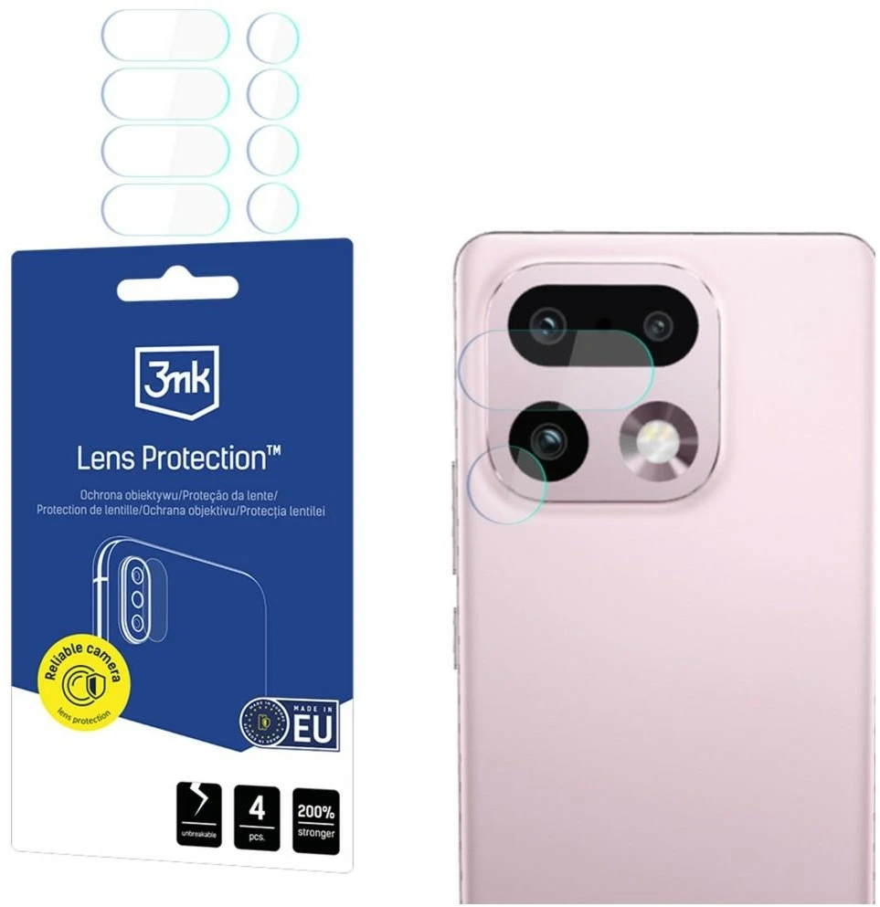 3mk hibridinis objektyvo apsaugos stiklas „Realme 16 Pro+ 5G“ kameros objektyvui