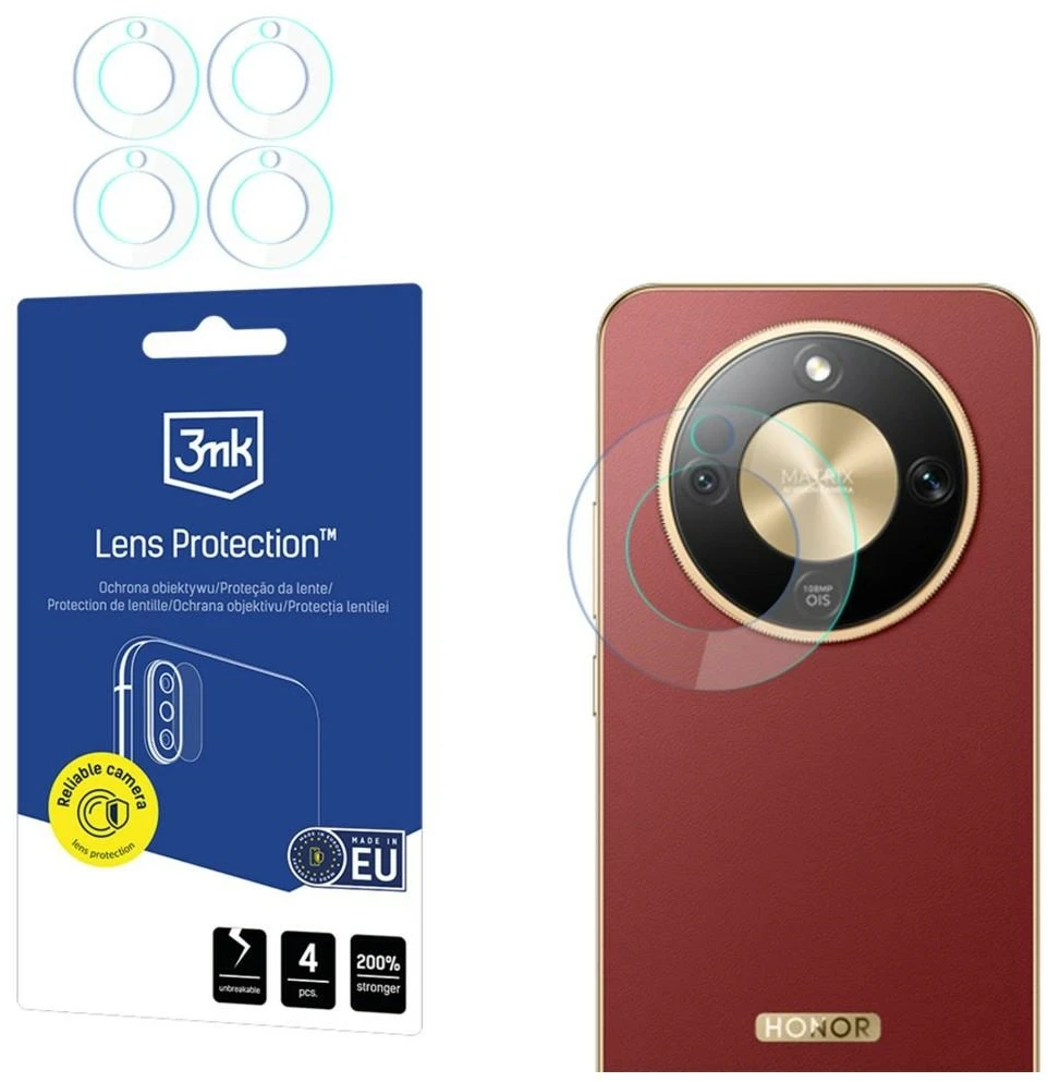 3Mk apsauga 3mk objektyvo apsauga hibridinės kameros objektyvo stiklas, skirtas „Honor Magic 8 Lite“