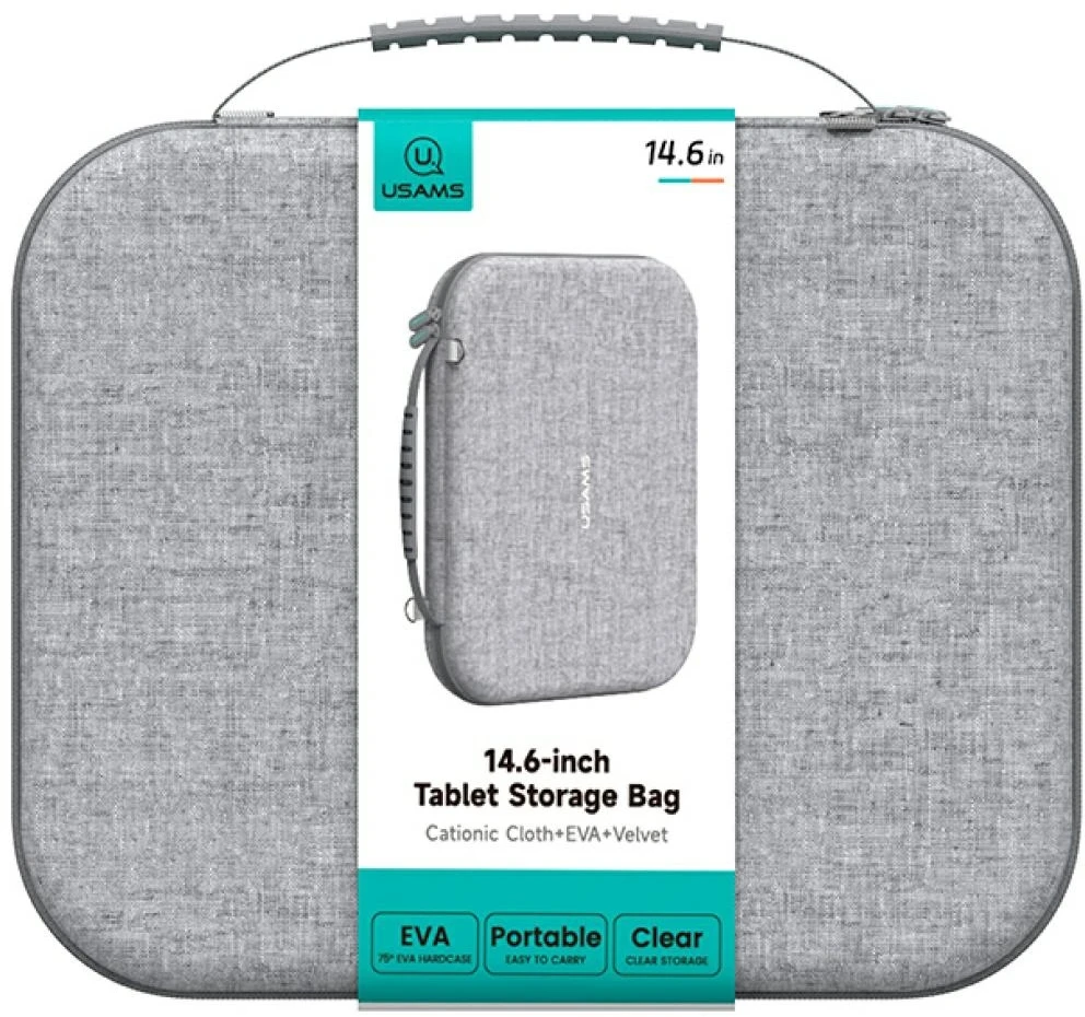 Protective case USAMS JX Series skirtas tablet 14.6″ pilkos spalvos