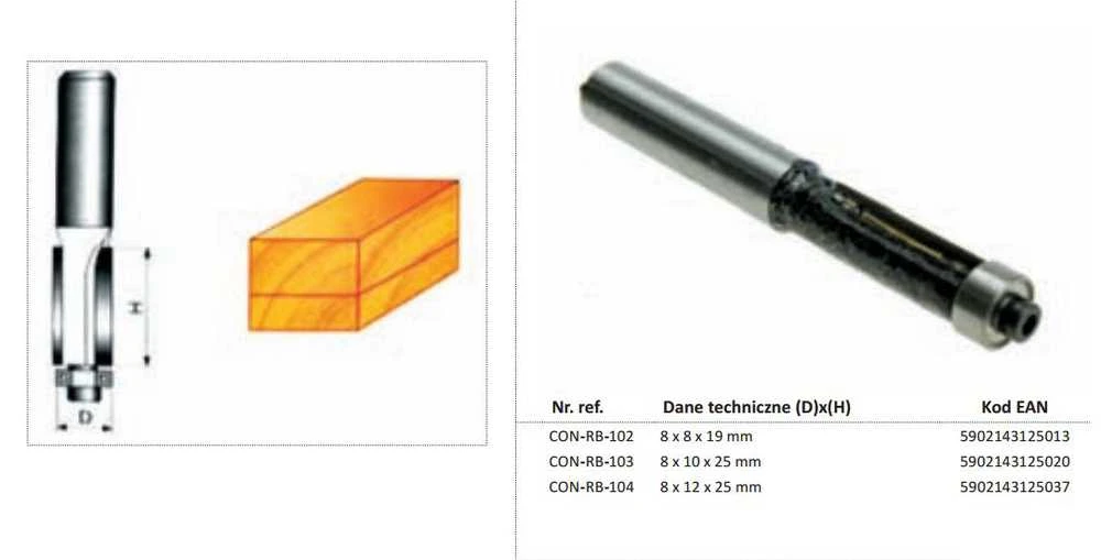 Ps Trading CONDOR TIESUS MEDIENOS PJAUSTYTUVAS 12 x 25 mm 8 mm KOTAS SU GUOLIU