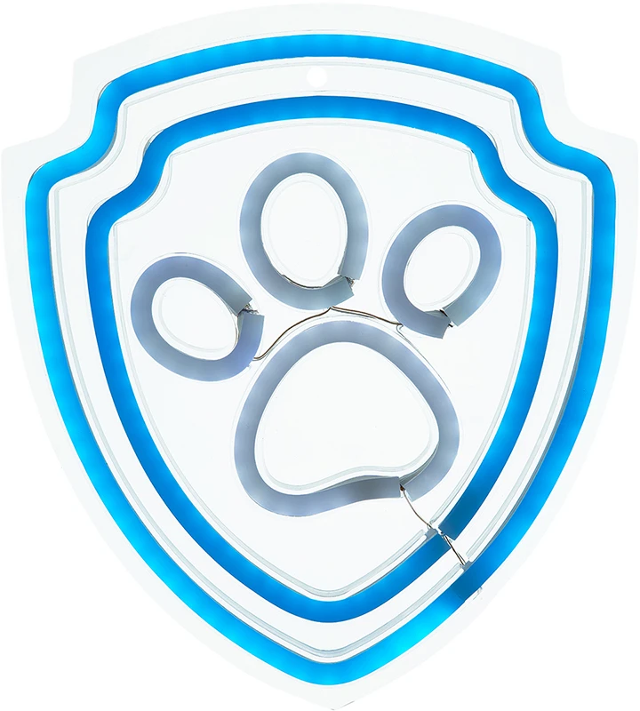 Pakabinamas šviestuvas Plastrol Pakabinamas neoninis LED "Paw Patrol" ant stiklo - Paw OW-130246