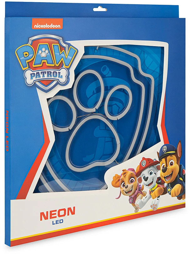 Pakabinamas šviestuvas Plastrol Pakabinamas neoninis LED "Paw Patrol" ant stiklo - Paw OW-130246