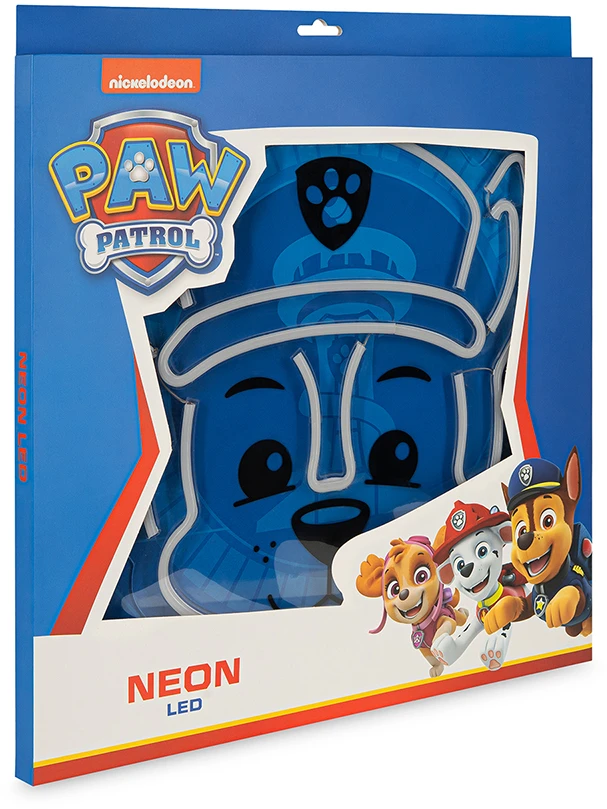Pakabinamas šviestuvas Plastrol Pakabinamas neoninis LED "Paw Patrol" ant stiklo - Chase OW-130346