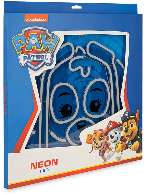 Pakabinamas šviestuvas Plastrol Pakabinamas neoninis LED "Paw Patrol" ant stiklo - Skye OW-130546