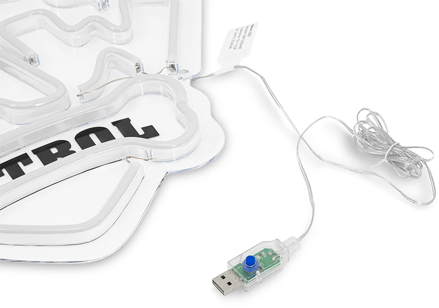 Pakabinamas šviestuvas Plastrol Pakabinamas neoninis LED šviestuvas "Paw Patrol" ant stiklo - logotipas OW-130146