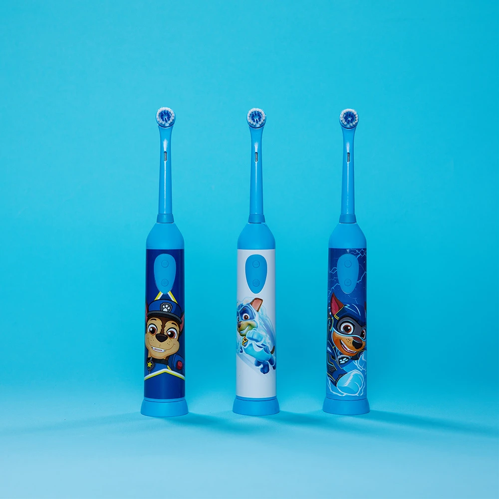 Psi Patrol Paw Patrol vaikiškas vibruojantis dantų šepetėlis KOSMO Mėlyna