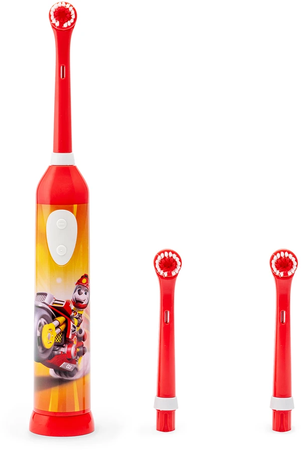 Psi Patrol Paw Patrol vaikiškas vibruojantis dantų šepetėlis MOTO raudonas