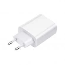 PTC Forcell 230V sieninis įkroviklis su USB Type-C, žaibo (APPLE) laidu 3A 20W su PD ir QC 4.0 įkrovimo funkcija