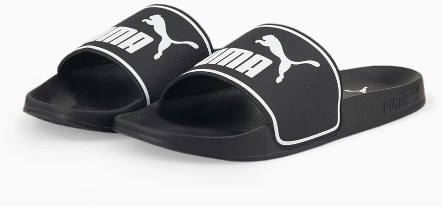 PUMA 384139_01_40.5 šlepetė per pirštą ir (arba) įsispiriama šlepetė Kištukinis Juoda, Balta