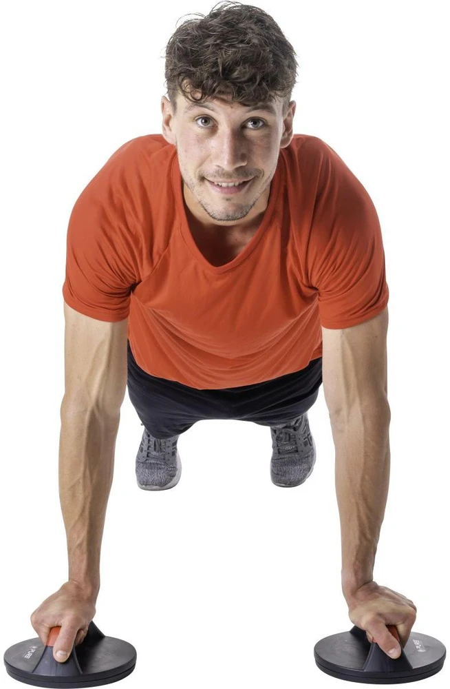 Pure2Improve | Handles for push-ups | Push-up Pro Set | Juodas/Raudona