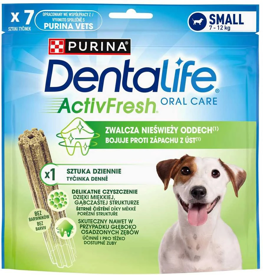 Purina Nestle Šunų Skanėstai - Purina Dentalife Active Fresh Small, 115g