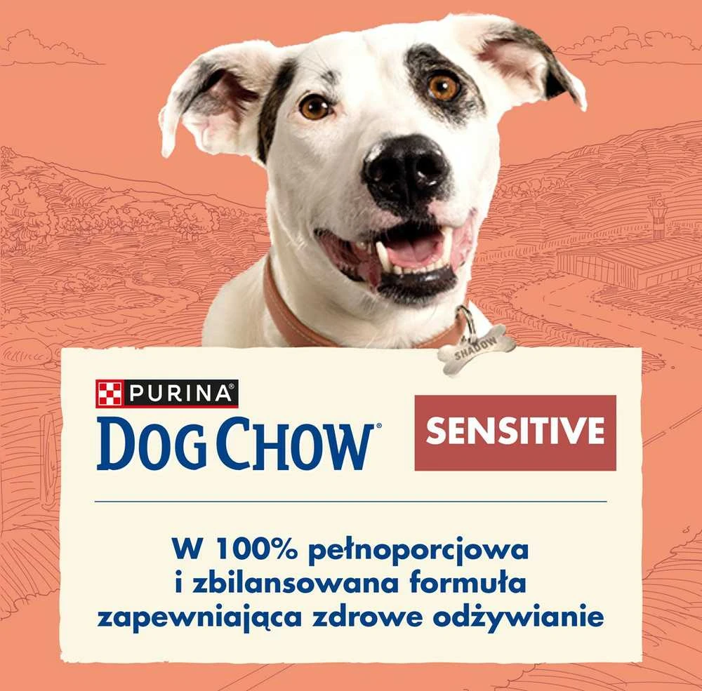 Purina DOG CHOW Sensitive With Salmon su lašiša 14kg