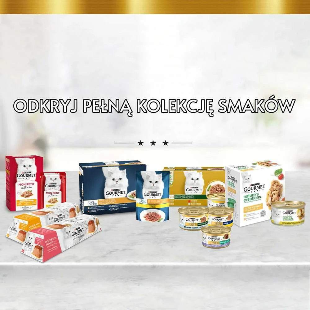 Purina Nestle Drėgnas Kačių Maistas - Gourmet Gold - Vištienos Ir Morkų Pyragas 85g
