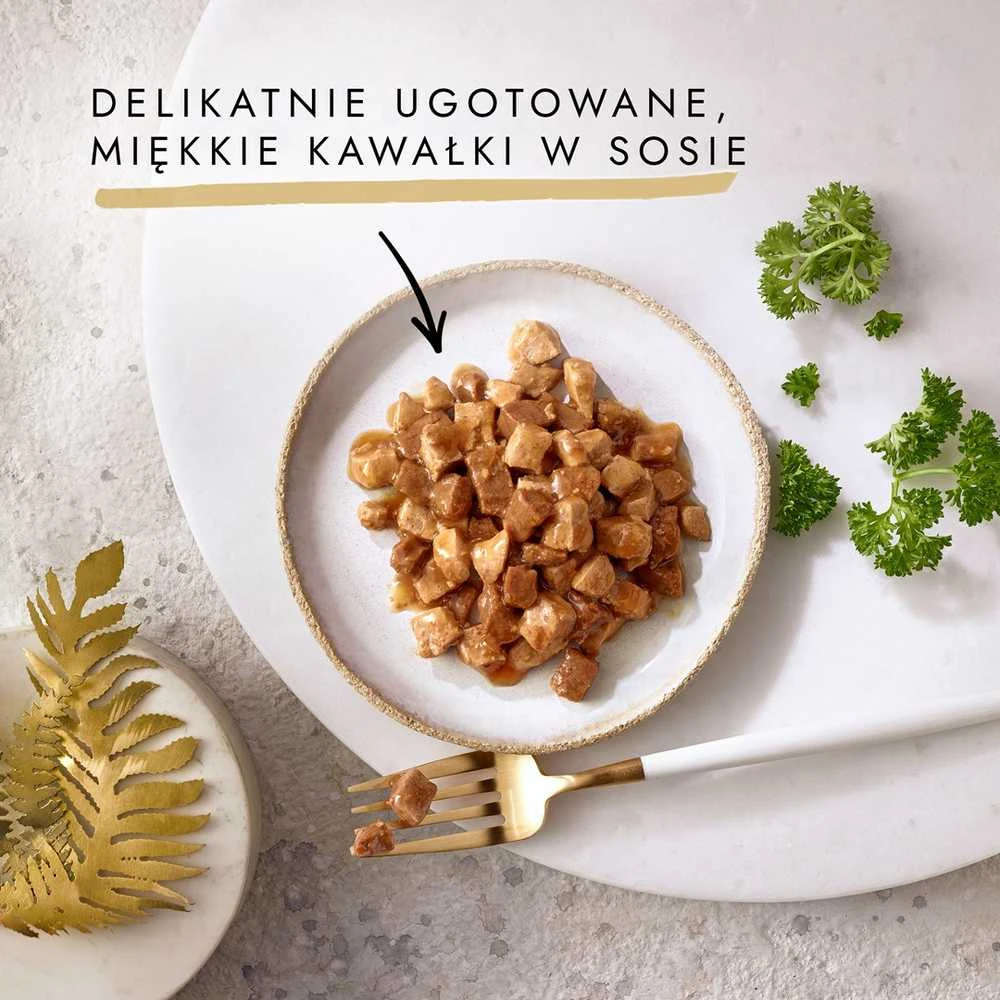 Purina Nestle PIECES PURINA GOURMET GOLD Gabaliukai padaže 4 skonių mišinys - šlapias kačių maistas - 96x85g