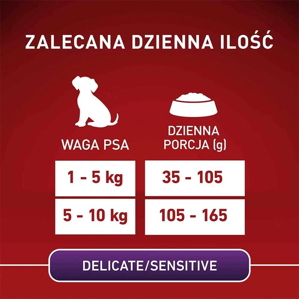 Purina Nestle Sausas Šunų Maistas - Purina One Mini/Small Sensitive Lašiša, Ryžiai