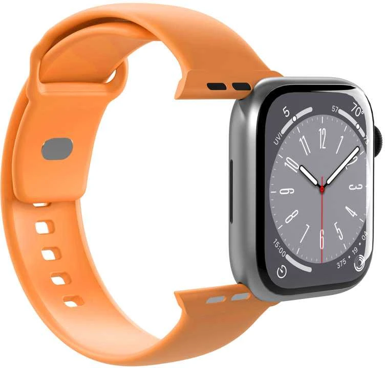 PURO ICON - elastingas dirželis Apple Watch 42/44/45/49 mm (S/M ir M/L) (abrikoso spalvos)