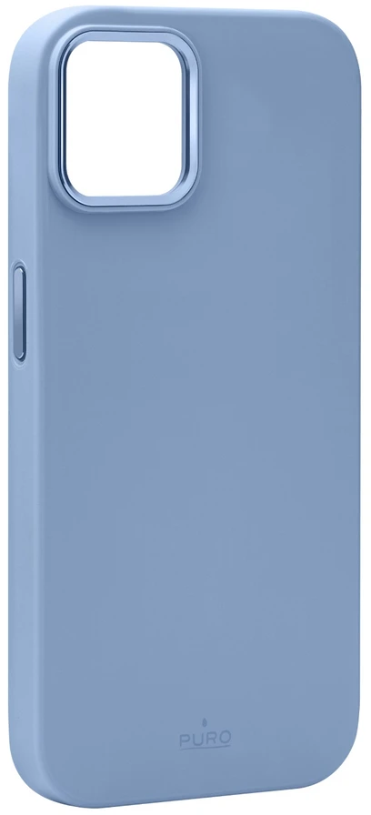 Puro Icon Mag Pro MagSafe Silicone dėklas skirtas iPhone 15 – Light Mėlyna