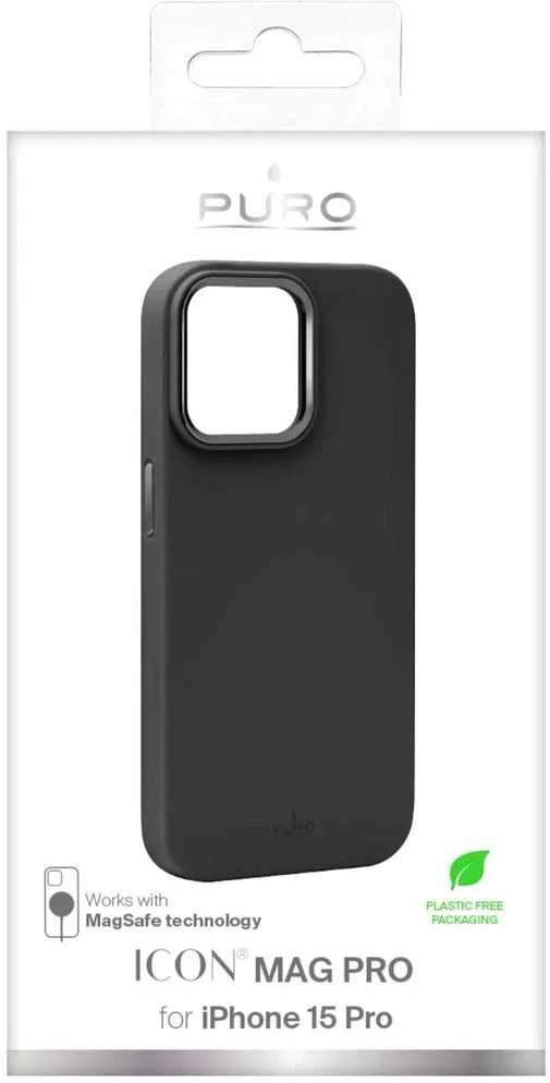 SBS Dėklas PURO iPhone 15 Pro / PUIPC15P61ICONMPBLK