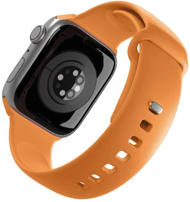 Puro Icon silikoninis dirželis Apple Watch 44 / 45 / 46 / 49 mm – oranžinis