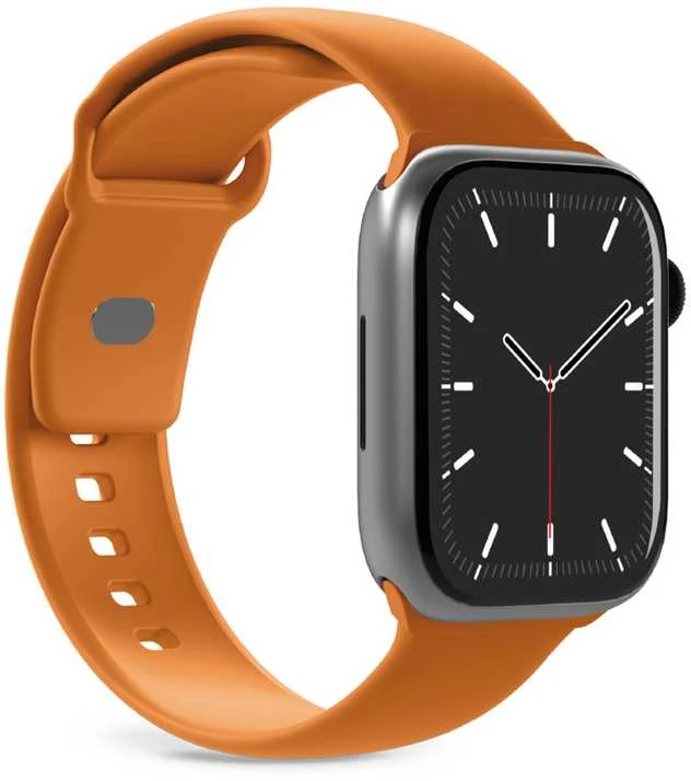 Puro Icon silikoninis dirželis Apple Watch 44 / 45 / 46 / 49 mm – oranžinis